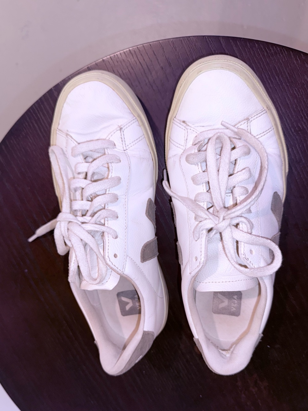 Veja Women’s Campo Chromefree Low-Top Sneaker in white/kaki - Picture 10 of 15
